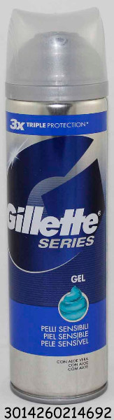 GEL AFEITAR GILLETTE SERIE/SENSIB. 200 ML.