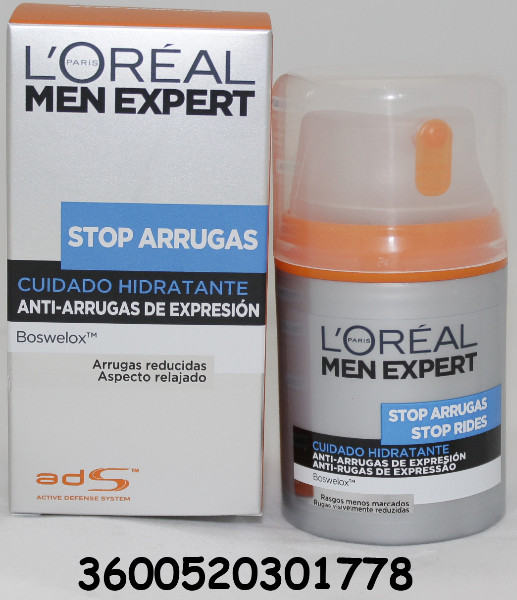 LOREAL MEN EXPERT STOP ARRUGAS 50 ML.