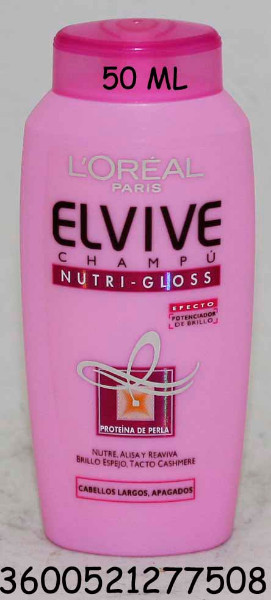 CHAMPU ELVIVE NUTRI-GLOSS 50 ML