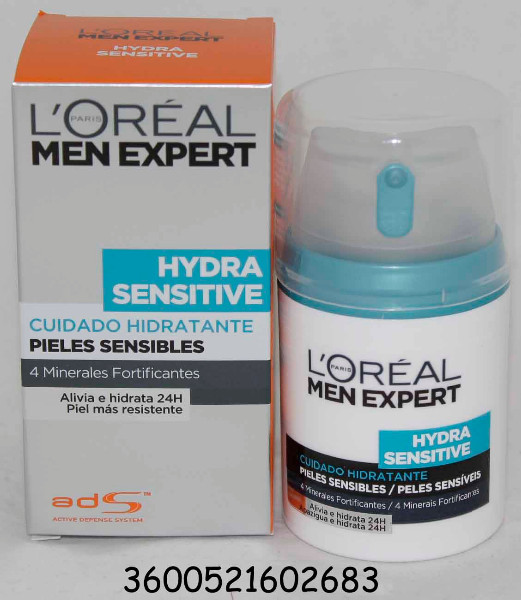 LOREAL MEN EXPERT HYDRA SENS.CREMA HID. 50 ML.