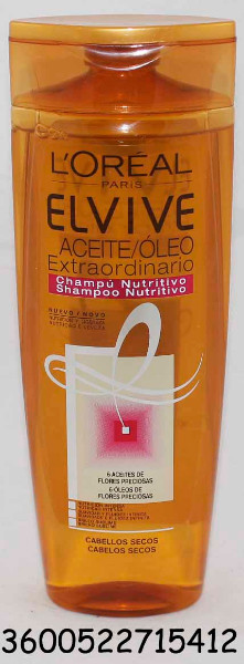CHAMPU ELVIVE 300 ML -ACEITE EXT. NUTRITIVO