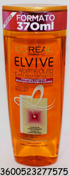 CHAMPU ELVIVE 370 ML -ACEITE EXT.CAB.SECOS