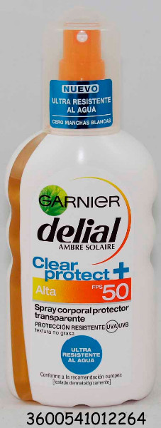 DELI.BRONC.SPRAY CLEAR PROTECT F.50+ - 200 ML. 