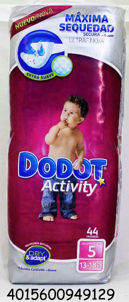 PAAL DODOT ACTIVITY  13 - 18 KGS.  44 UDS. T5