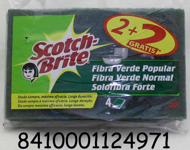 SCOTCH-BRITE FIBRA VERDE POPULAR 2+2 GRATIS