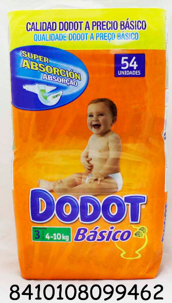 PAAL DODOT BASICO   4 - 10 KGS.   54 UDS. T3 