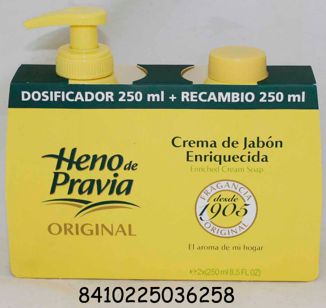 JABON MANOS HENO DE PRAVIA DOSIF. 250 ML.+ RECAMBIO