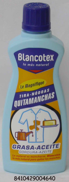 QUITAMANCHAS BLANCOTEX GRASA - ACEITE 75 ML.