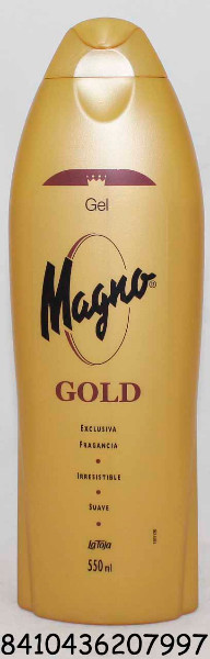 GEL BAO MAGNO GOLD 550 ML.
