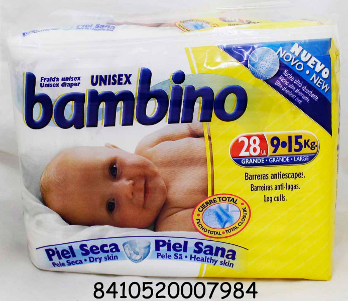 PAAL BAMBINO  GDE. 28 UDS. 9 - 15  KGS.