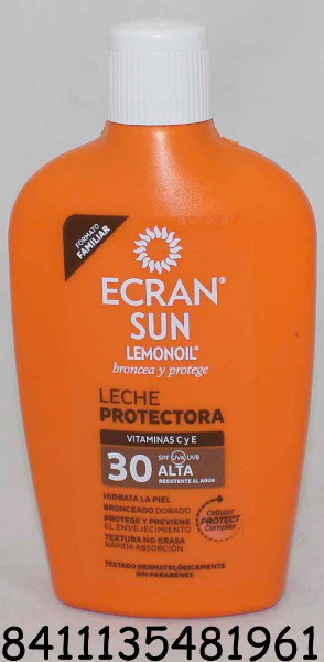 ECRAN SUN LEMONOIL LECHE PROTEC.FP-30 -400 ML