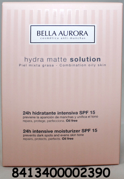 B. AURORA HYDRA MATTE SOLUTION 24H HIDRAT INSTENSIVA 50 ML