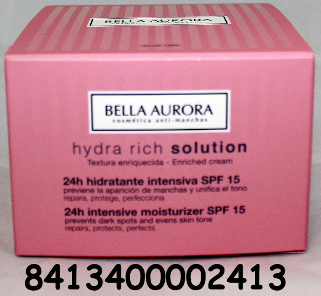 B. AURORA HYDRA RICH SOLUTION 24H HIDRAT INSTENSIVA 50 ML